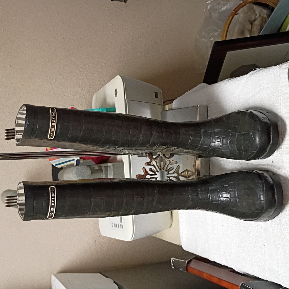 Henri Bendel Croc Rain Boots